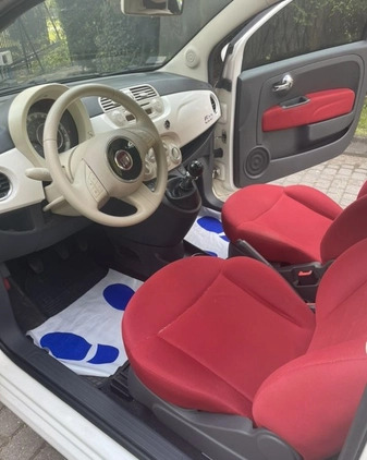 Fiat 500 cena 17800 przebieg: 159000, rok produkcji 2008 z Biała małe 301